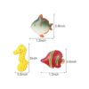 Boao Juego de 48 figuras de peces tropicales recuerdos de_3