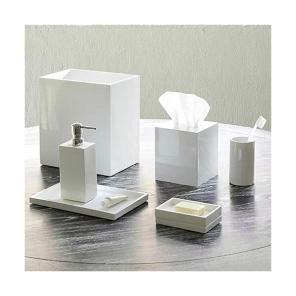 Jonathan Adler Papelera de baño de laca talla única_5