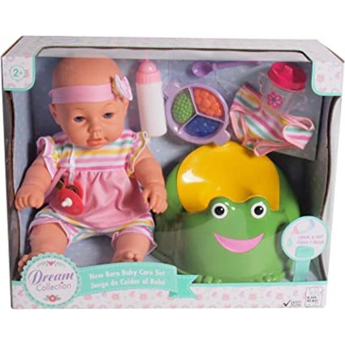 DREAM COLLECTION Juego de cuidado de muñecas de bebé de 16