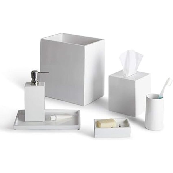 Jonathan Adler Papelera de baño de laca talla única_3