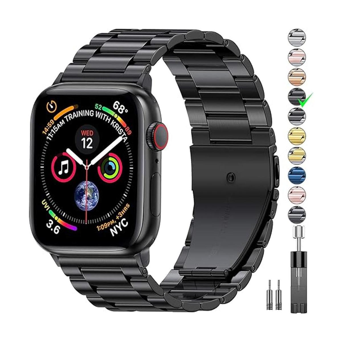EPULY Compatible con Apple Watch Band de 45mm 44mm 42mm