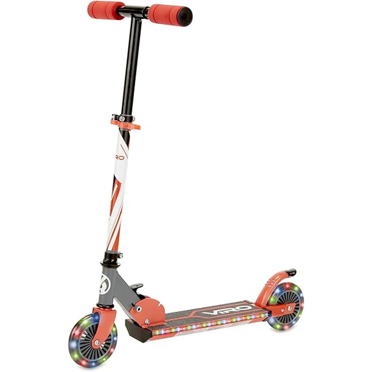 VIRO Rides VR 200 GlowRider Kick Scooter con más de 50