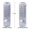 MUTEX MX920 Cerradura mecánica de combinación de 14
