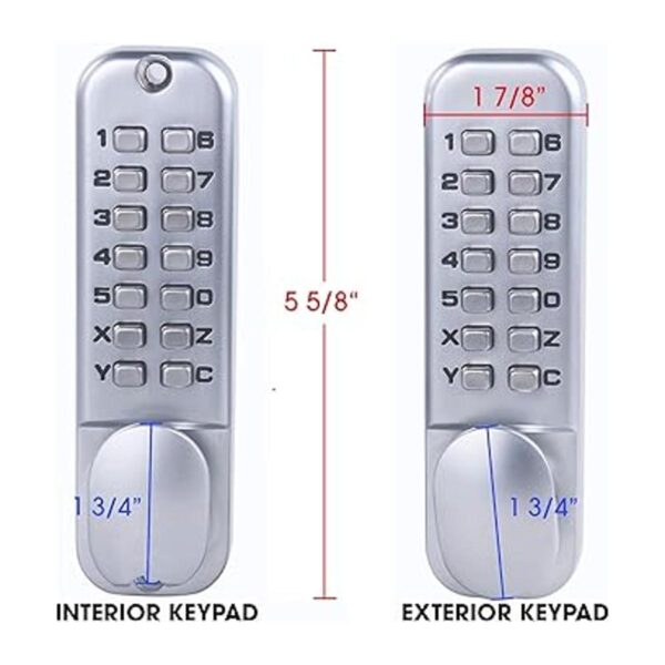 MUTEX MX920 Cerradura mecánica de combinación de 14