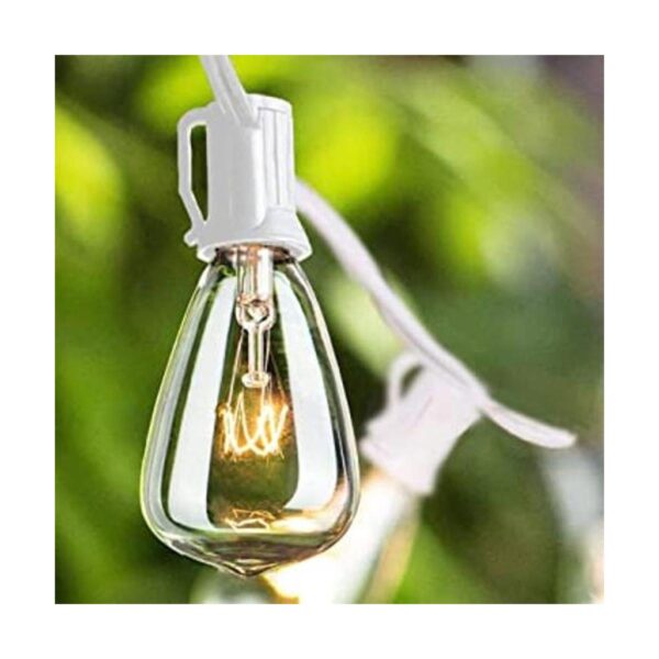 Romasaty Cadena de luces Edison ST35 de 25 pies para patio