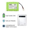 HQRP Batería de 7.2 V compatible con teclado Honeywell_6