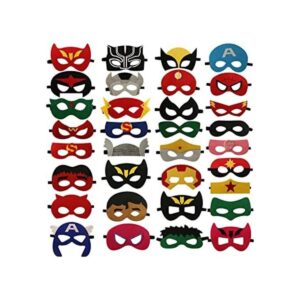 Paquete de 33 máscaras de superhéroe regalos de fiesta_1