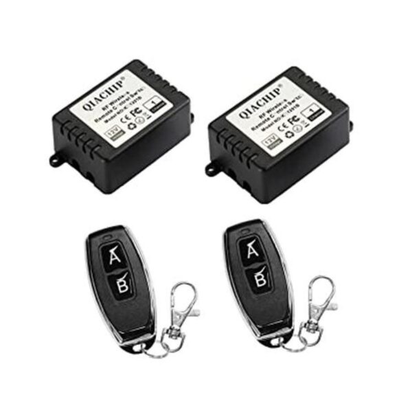 QIACHIP CC 12V 1CH 433Mhz RF Relé inalámbrico de control_1