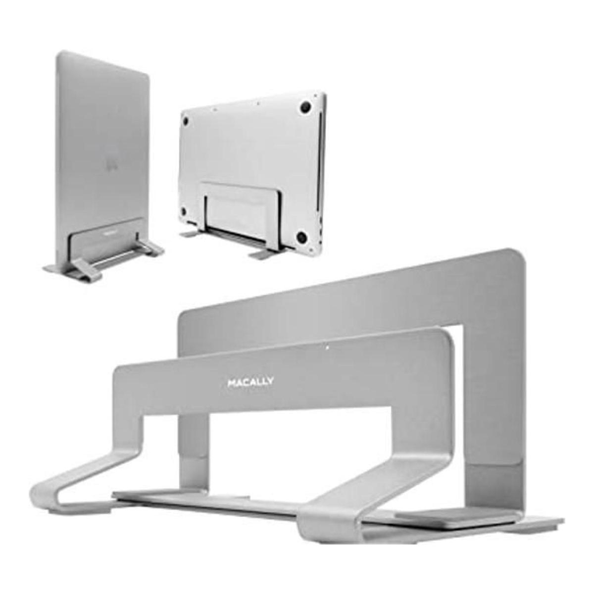 Macally Soporte vertical para laptop para escritorio
