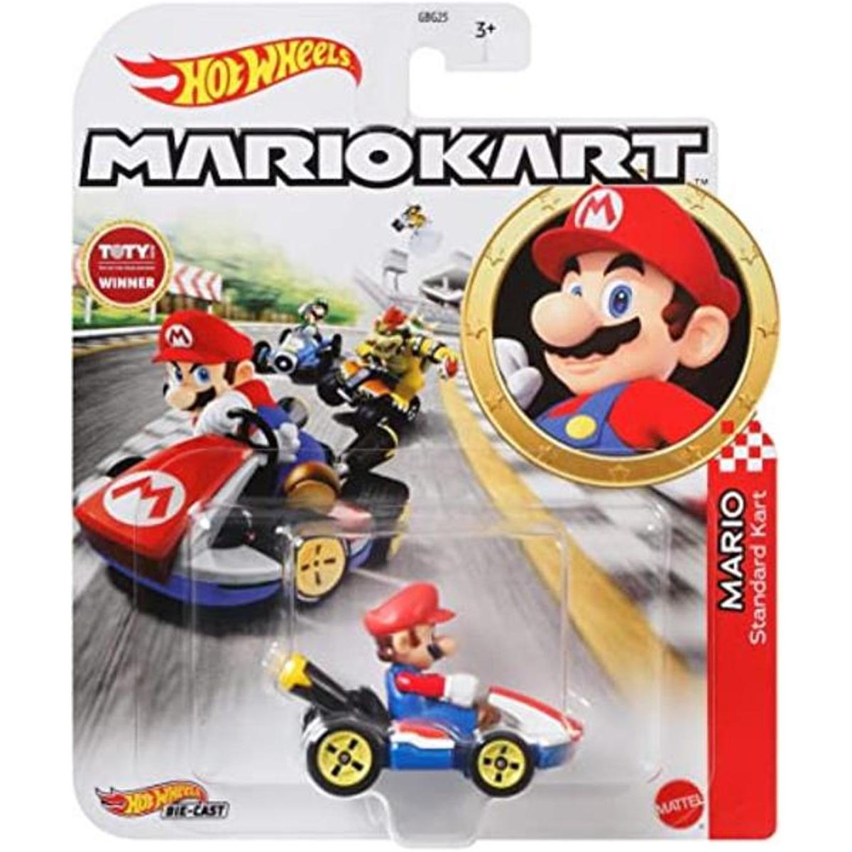 Hot Wheels GBG26 Mario Kart 164 DieCast Mario con