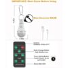LOTOFIT Bombilla recargable USB con control remoto 4_4