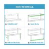 Toallero magnético de papel estante magnético 2 en 1 con_5
