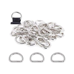Swpeet 150 piezas 58 pulgadas multiusos Metal D Anillo