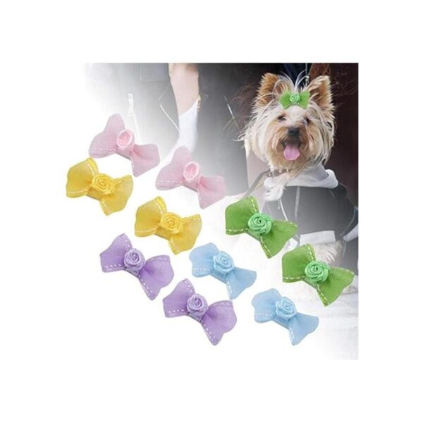 HEEPDD 10 horquillas para el pelo de mascotas diseño de