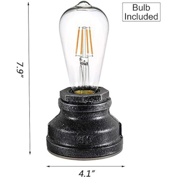 Edison Lámpara de mesa con control táctil vintage_2