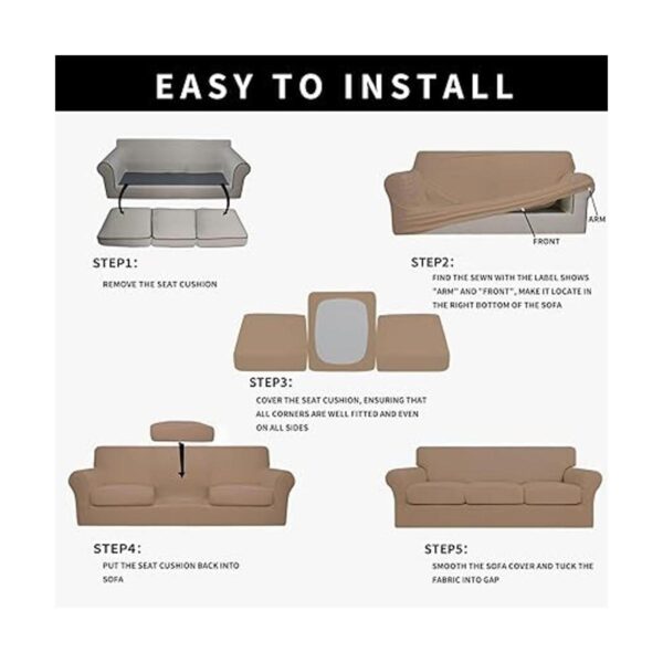 Easy Going Cubiertas para sofá 100 impermeables_6