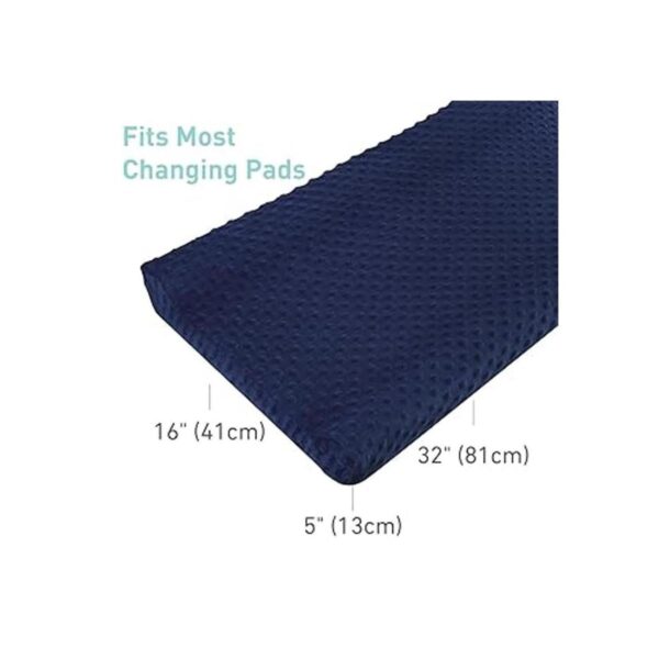 Babebay Funda de cambiador de felpa ultra suave de Minky_5
