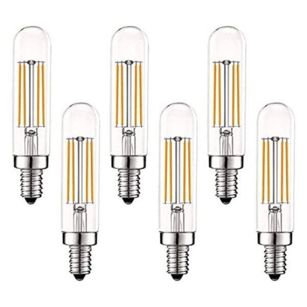 Luxrite Bombilla LED E12 vintage equivalente a 60 W T6_1