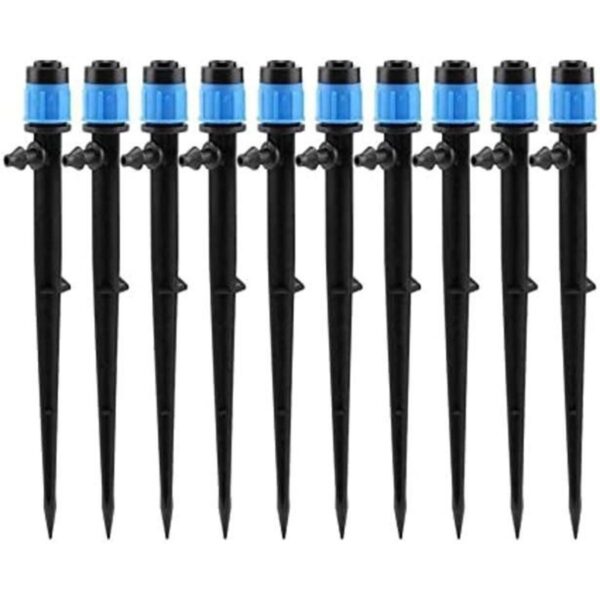 Lxcom Lighting Juego de 100 goteros de riego con