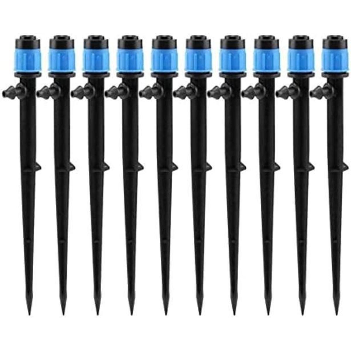 Lxcom Lighting Juego de 100 goteros de riego con