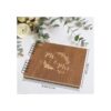 Creawoo Libro de visitas de madera de 8.5 pulgadas_2