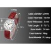 MANIFO Reloj de pulsera analógico de cuarzo con números_4