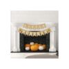 Rainlemon Guirnalda de arpillera de yute para decoración_3