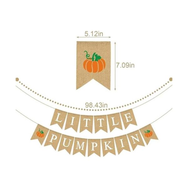 Rainlemon Guirnalda de arpillera de yute para decoración_6