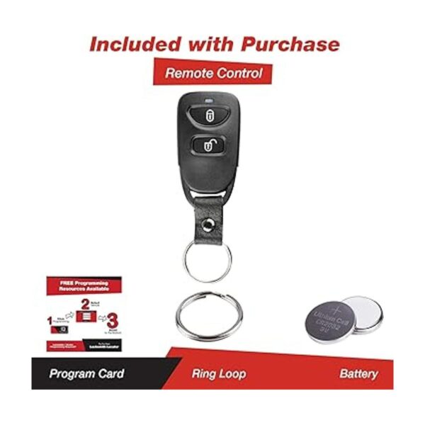 KeylessOption Llavero de coche con alarma de entrada sin_2