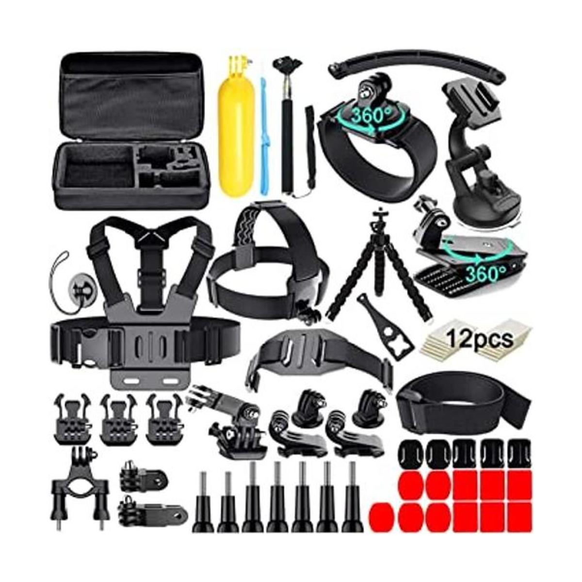 Appolab Kit de accesorios de cámara de acción 61 en 1 para