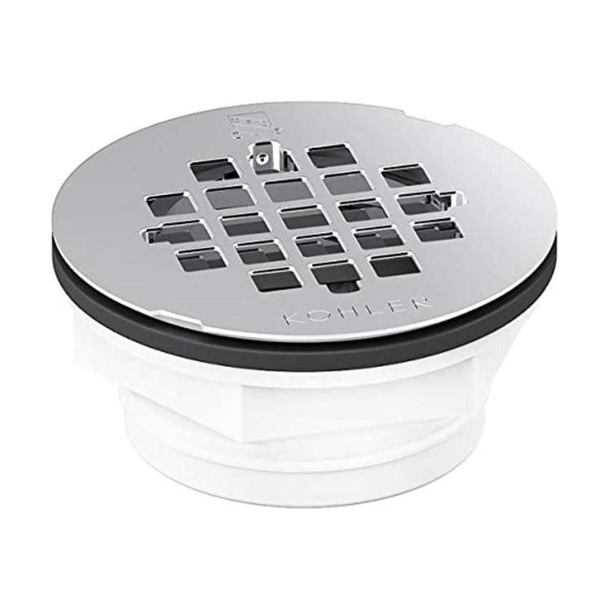 KOHLER K22676S Desage redondo de PVC para ducha acabado