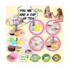 Juego de fiesta de té para niñas pequeñas 39 piezas de_5