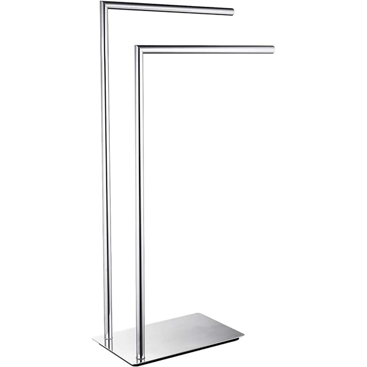 LANGPAI Toalleros dobles independientes para baño soporte