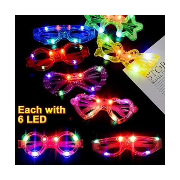 Paquete de 24 lentes LED para niños que brillan en la_2