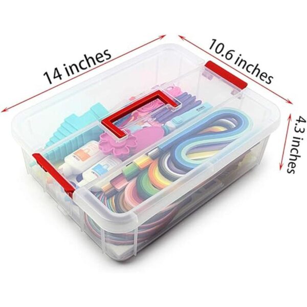 MDLUU Kit de Quilling de papel con 1860 tiras y