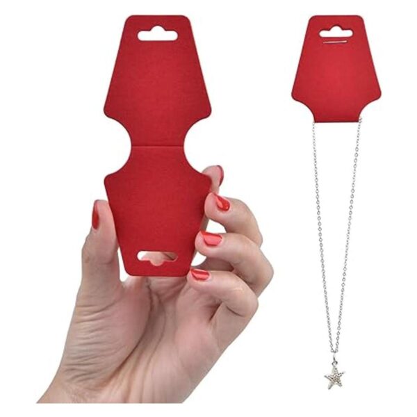 Coopay 200 tarjetas de exhibición para collares pulseras