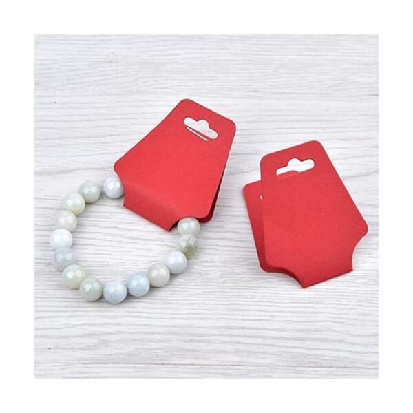 Coopay 200 tarjetas de exhibición para collares pulseras