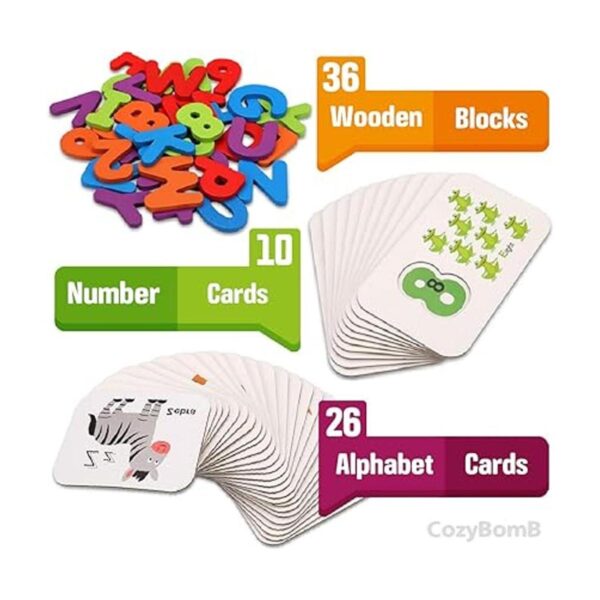 CozyBomB Tarjetas del alfabeto para niños pequeños_5