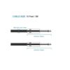 New bee Cable de guitarra de 10 pies para instrumentos_3
