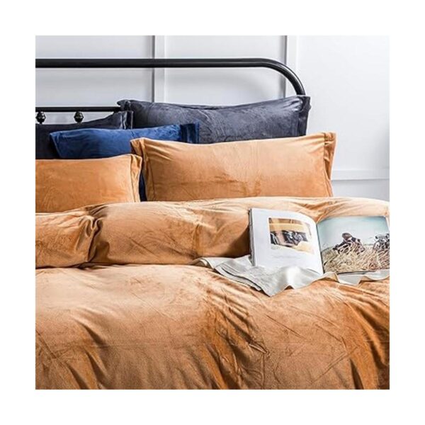 NTBAY Juego de funda de duvet de terciopelo juego de_5
