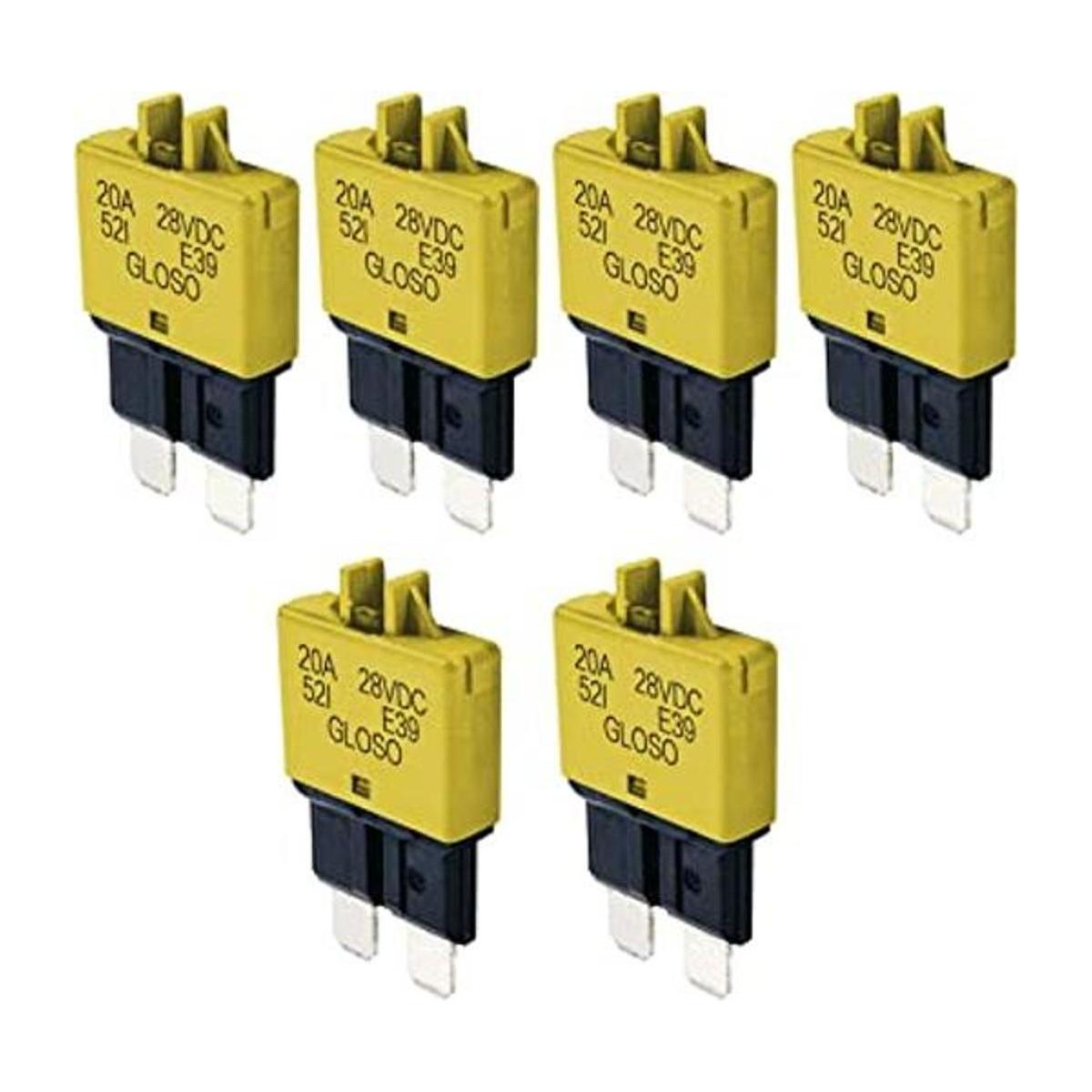 RKURCK 12 V28 V 5 A 10 A 15 A 20 A 30 A Manual Reset Low