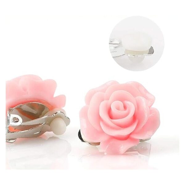 Hifot 16 pares de aretes de clip para niñas aretes de_3