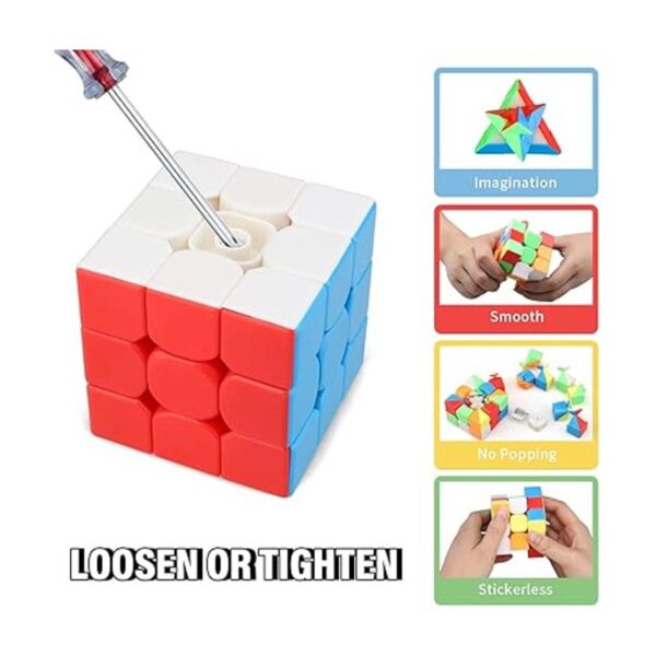 STEAM Life Speed Cube Set 8 Pack Magic Cube Includes_2