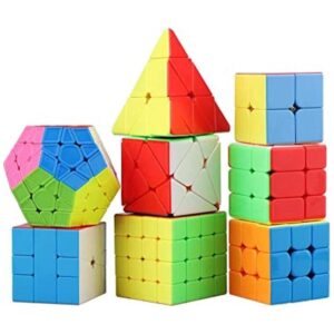 STEAM Life Speed Cube Set 8 Pack Magic Cube Includes_1