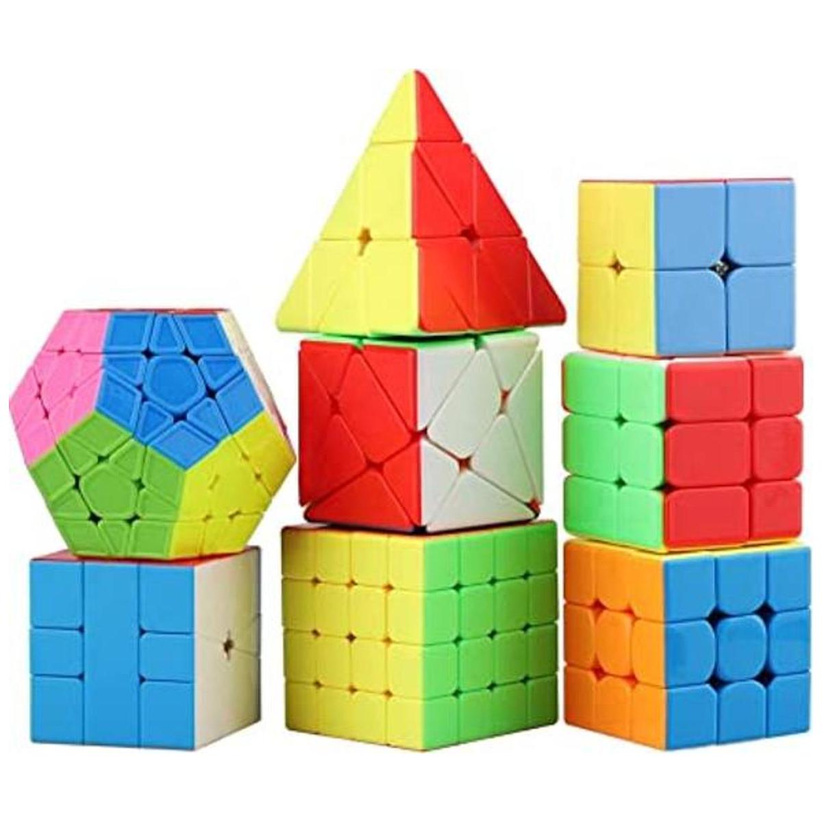 STEAM Life Speed Cube Set 8 Pack Magic Cube Includes