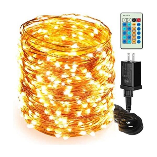 Moobibear Cadena de alambre de cobre con luces LED_1