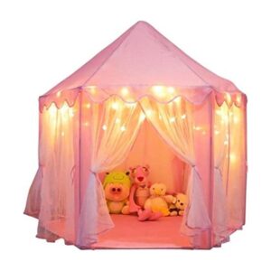 ORIAN Tienda de campaña Princess Castle para niñas con_1