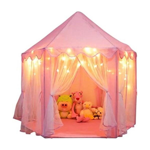 ORIAN Tienda de campaña Princess Castle para niñas con_1
