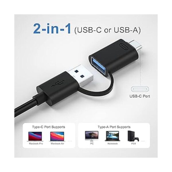 BYEASY Hub USB concentrador USB 3.1 C a USB 3.0 con 4_4