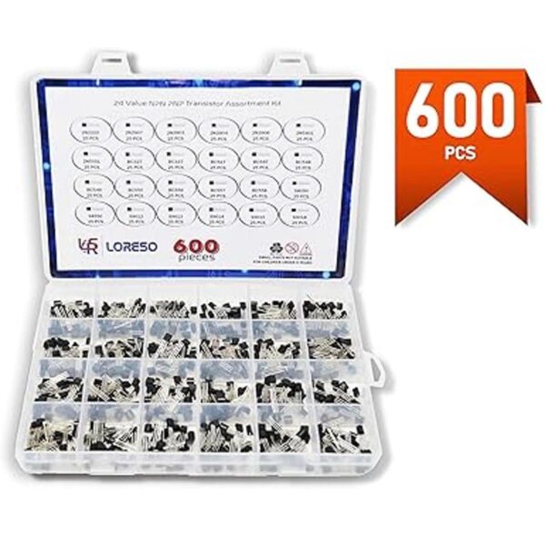 Loreso Caja de 600 piezas de 24 valores NPN PNP_2